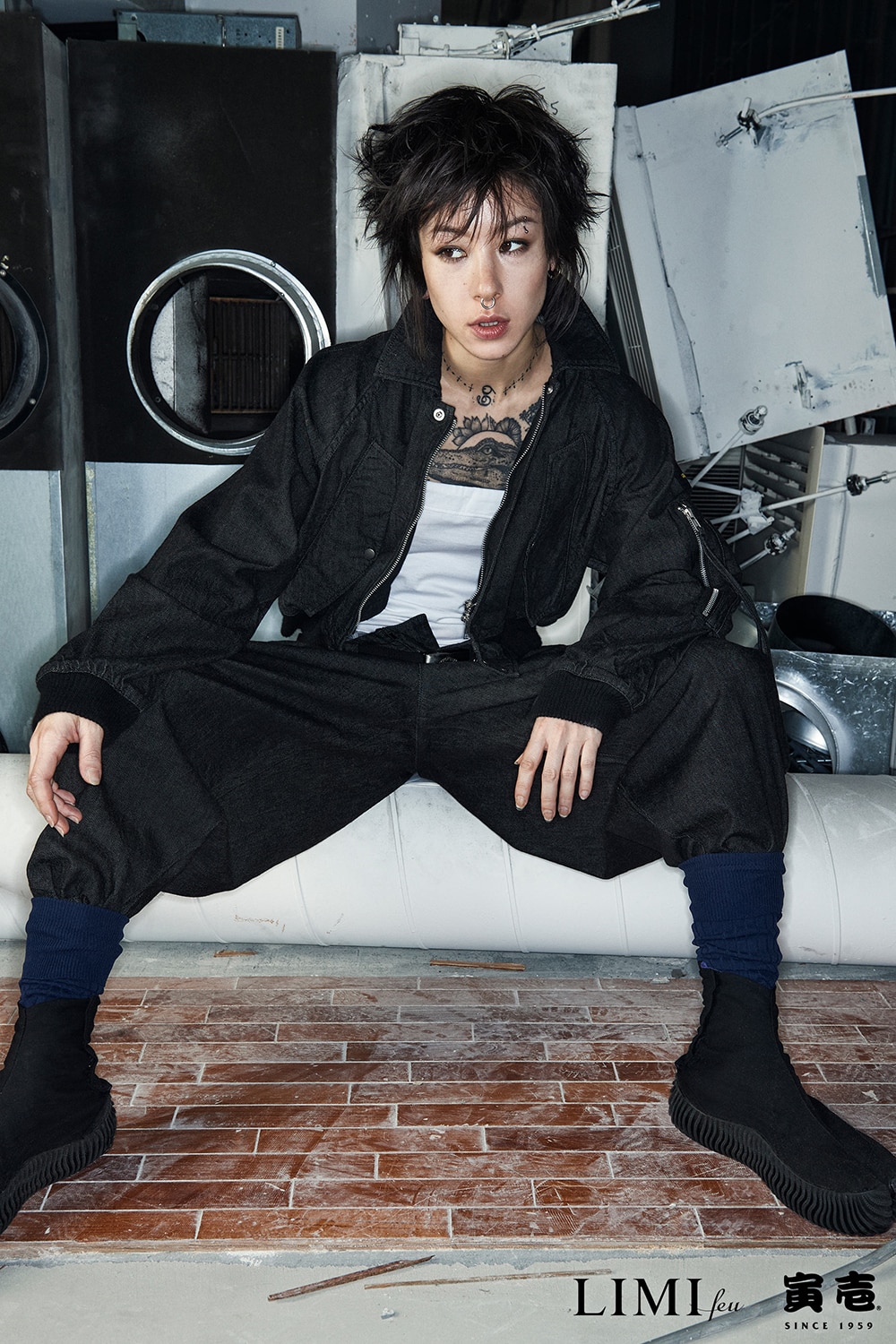 LIMI feu リミフゥ yohji yamamoto ヨウジヤマモト vest shirt 