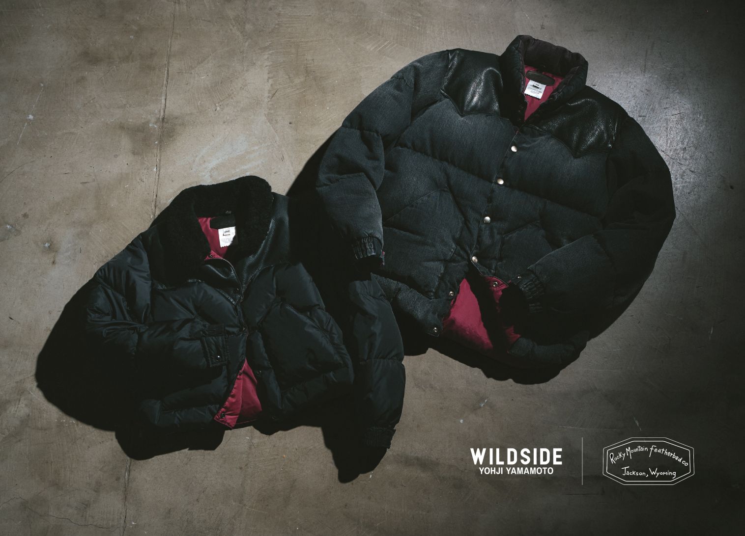 WILDSIDE YOHJI YAMAMOTO × Rocky Mountain Featherbed Collaboration Collection