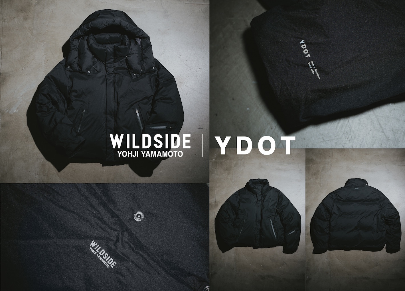 WILDSIDE YOHJI YAMAMOTO × YDOT Collaboration Collection
