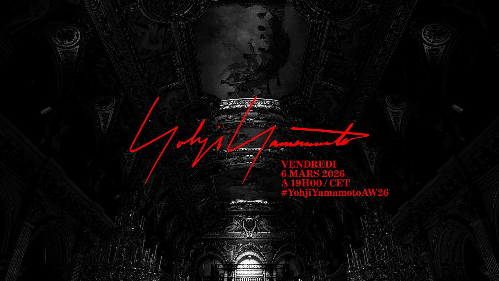 [LIVE] Yohji Yamamoto A/W 2026-27 PARIS COLLECTION