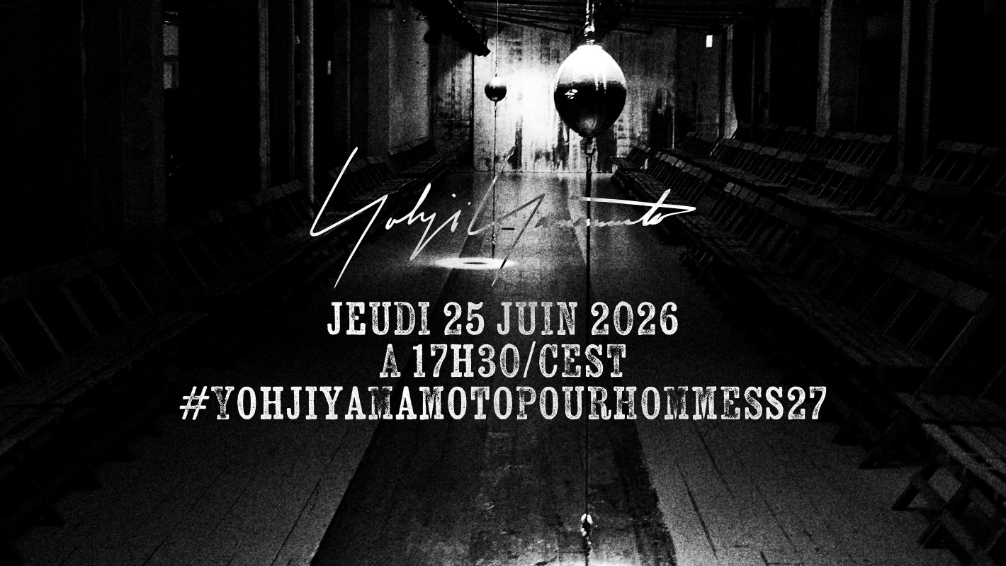 [LIVE] Yohji Yamamoto POUR HOMME S/S 2027 PARIS COLLECTION