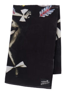 Graphic-print scarf Collage Type : A