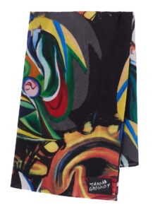 Graphic-print scarf Collage Type:  C