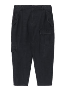 SULFUR DYED BACK SATIN POCKET SLIM PANTS