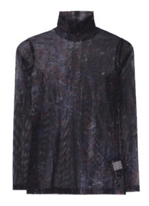 PAISLEY HIGH NECK SOFT TULLE