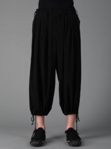 CREPE DE CHINE BALLOON PANTS