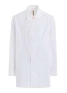 COTTON BROAD CURVED FRONT PANEL SHIRT