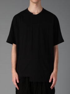 COTTON JERSEY CUT-OFF SHORT SLEEVED T